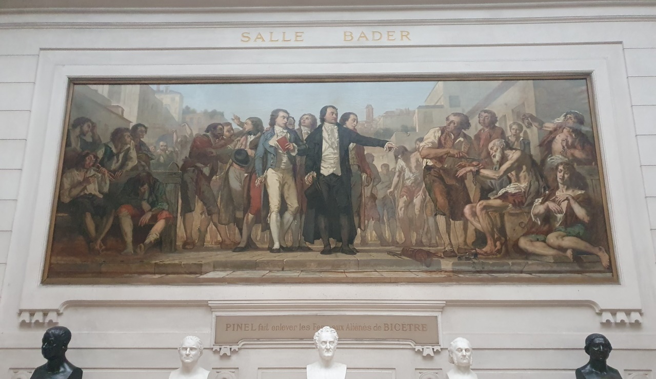 Pinel faisant tomber, à Bicêtre, les fers des aliénés, Académie Nationale de Médecine, Paris (by Magdalena Mazurak) (2).jpg